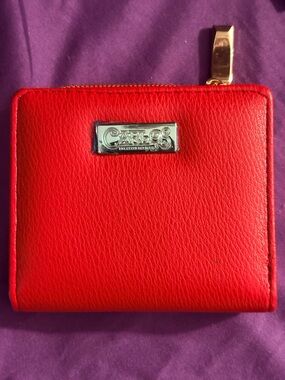 Carlos by Carlos Santana Vibrant red, Small Bifold Wallet